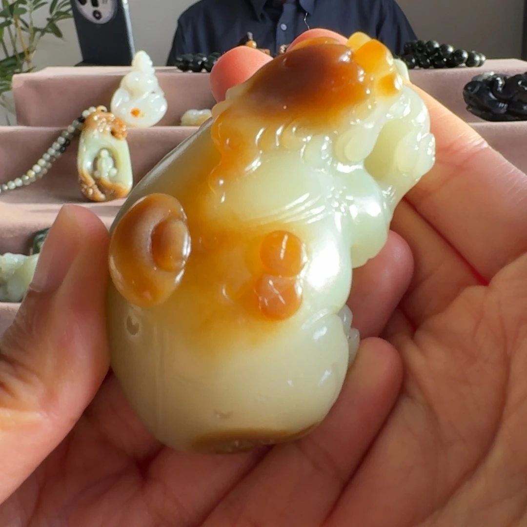 手链未镶嵌和田玉（糖玉）