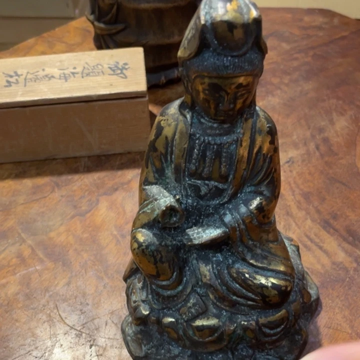 铜小六古美术工艺品摆件
