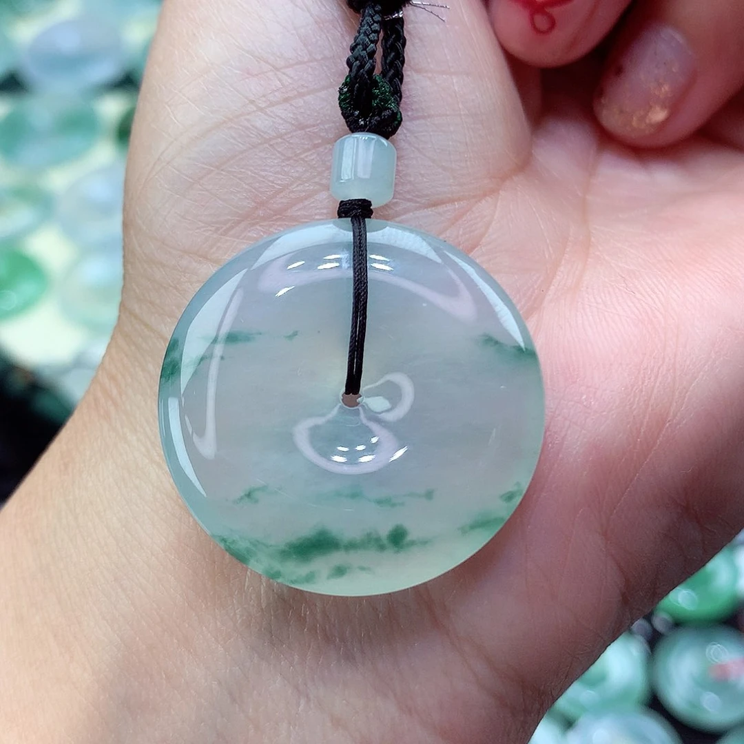 翡翠颈饰未镶嵌37尺寸28.8/5.7