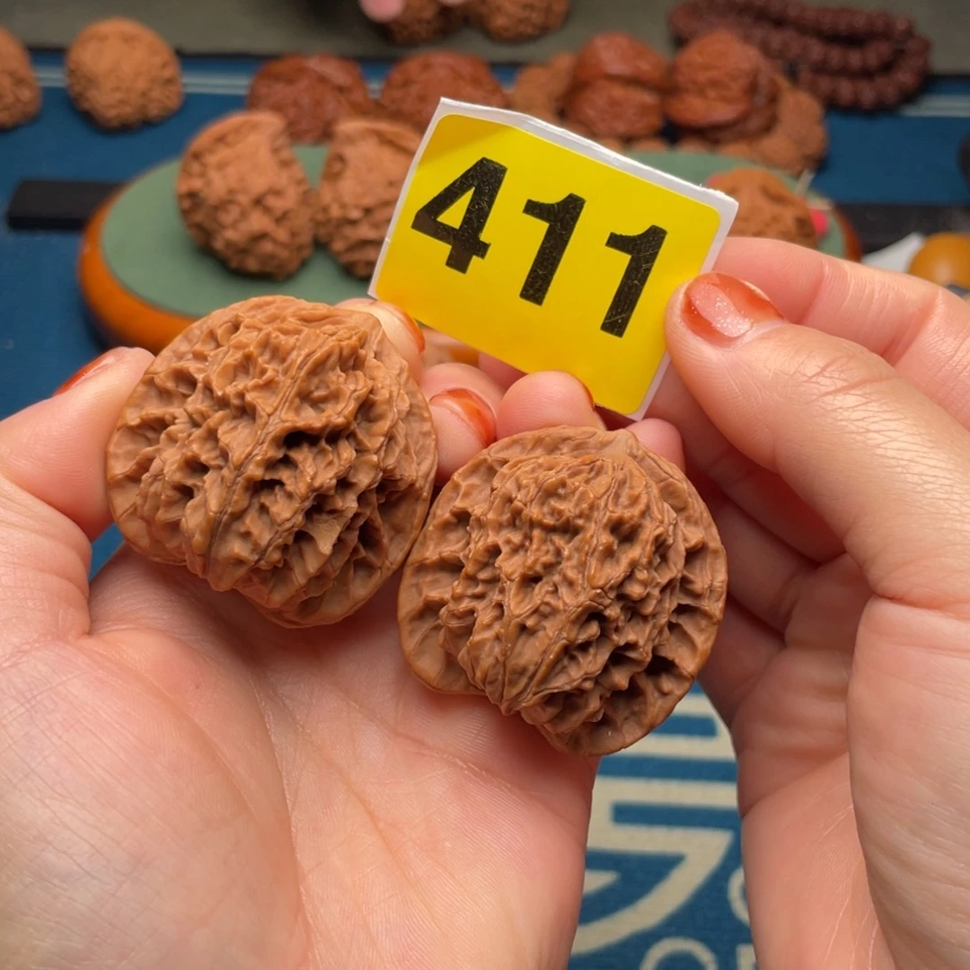 文玩核桃吊坠40全品盘龙纹411号