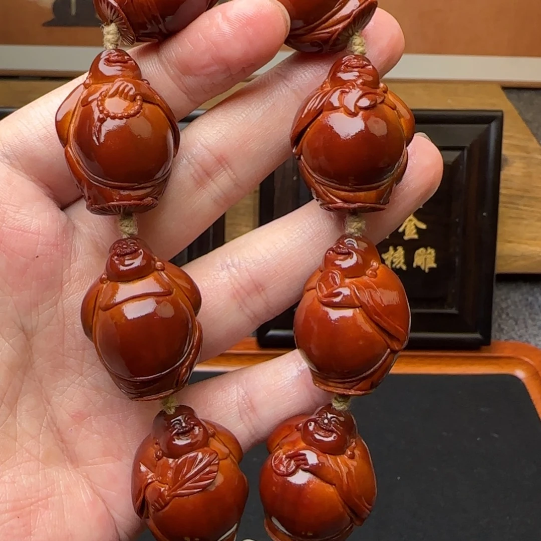 吊坠橄榄核八大弥勒