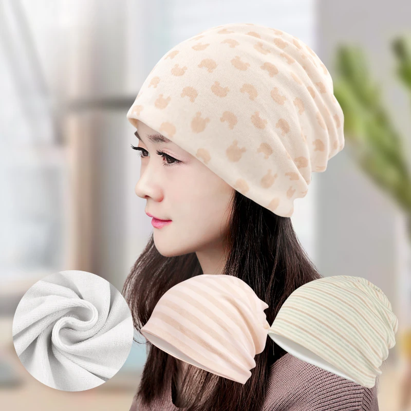 月子帽发带加绒加厚产后孕妇帽防风保暖产妇待产坐月子秋冬产妇帽