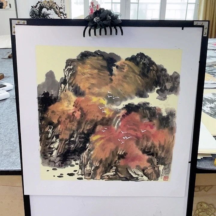 国画张圣敏先生纯手绘作品