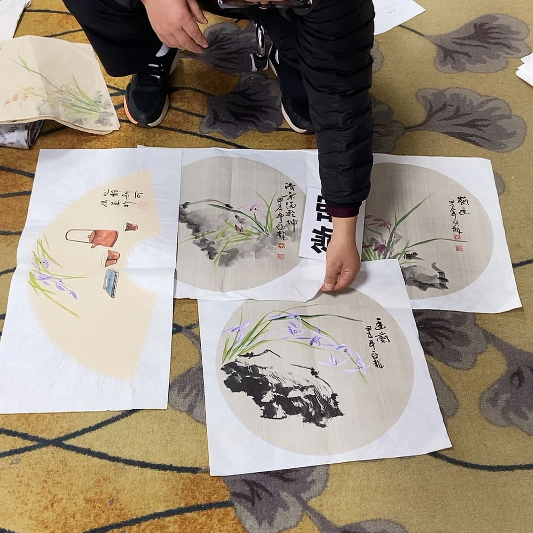 国画方**石手绘作品欣赏？平价