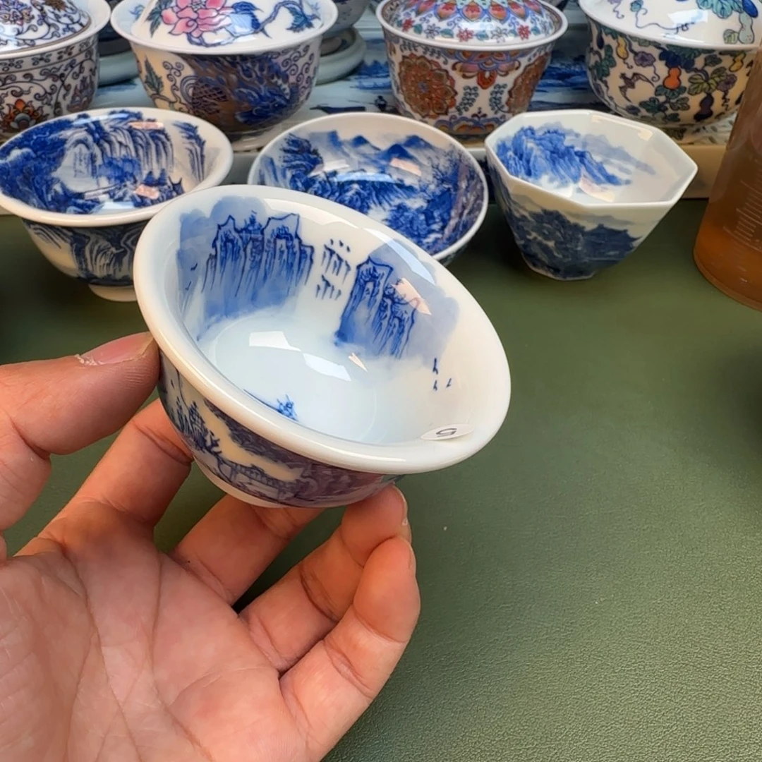 纯手工纯手绘茶具石头5