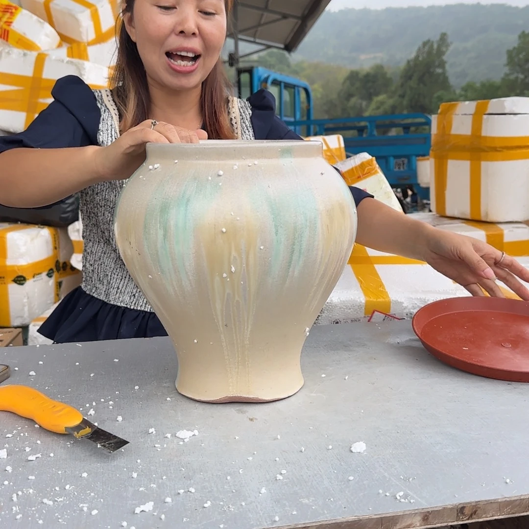 紫砂花盆王嫂花盆1014-578