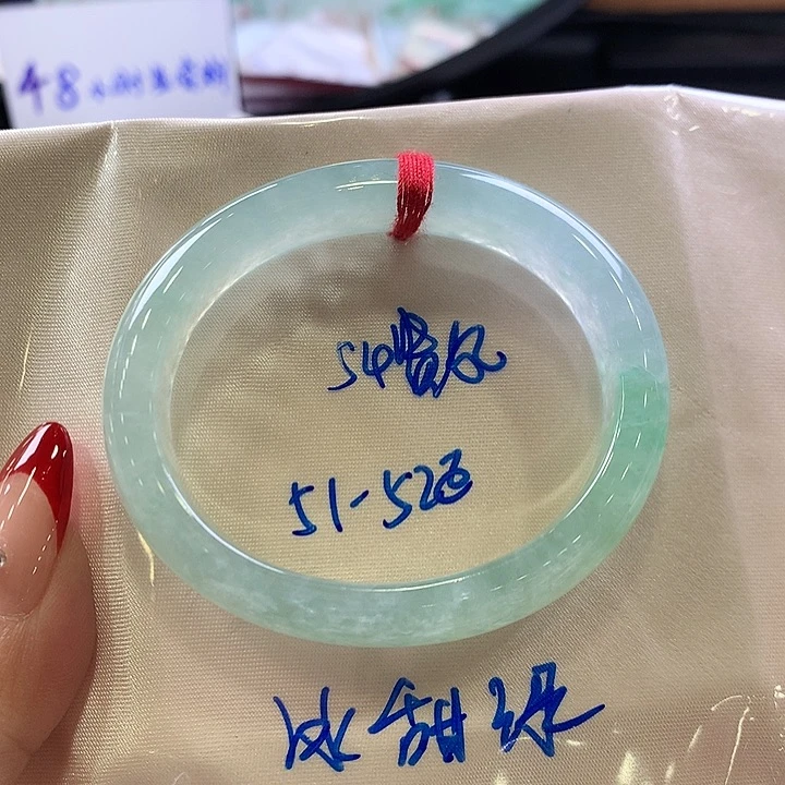 翡翠手镯未镶嵌54贵妃