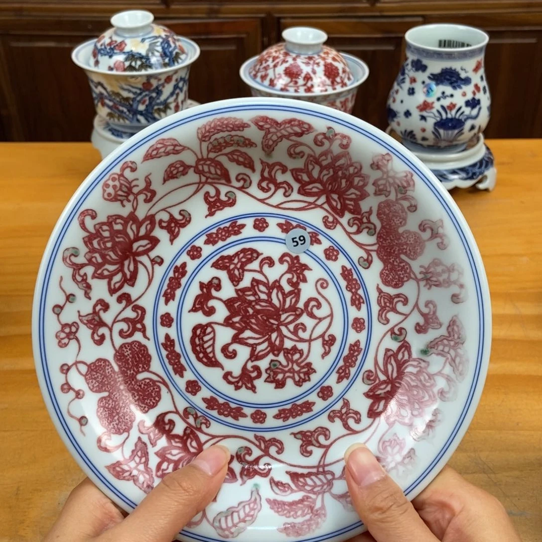 手绘现代茶具非古董
