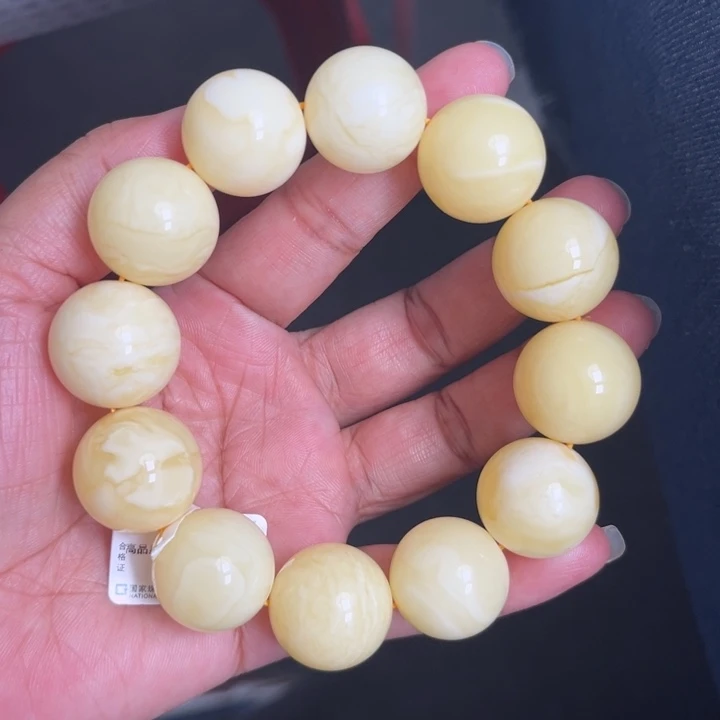琥珀未镶嵌珠宝奇石M57号19+浓蜡妖花