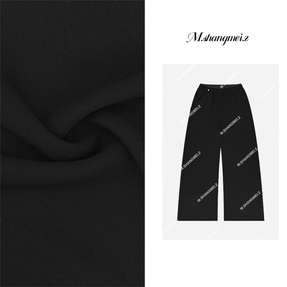 M.SHANGMEI.Z/沐熙【暗夜骑士】美大哥百搭直筒松紧腰休闲裤X059159