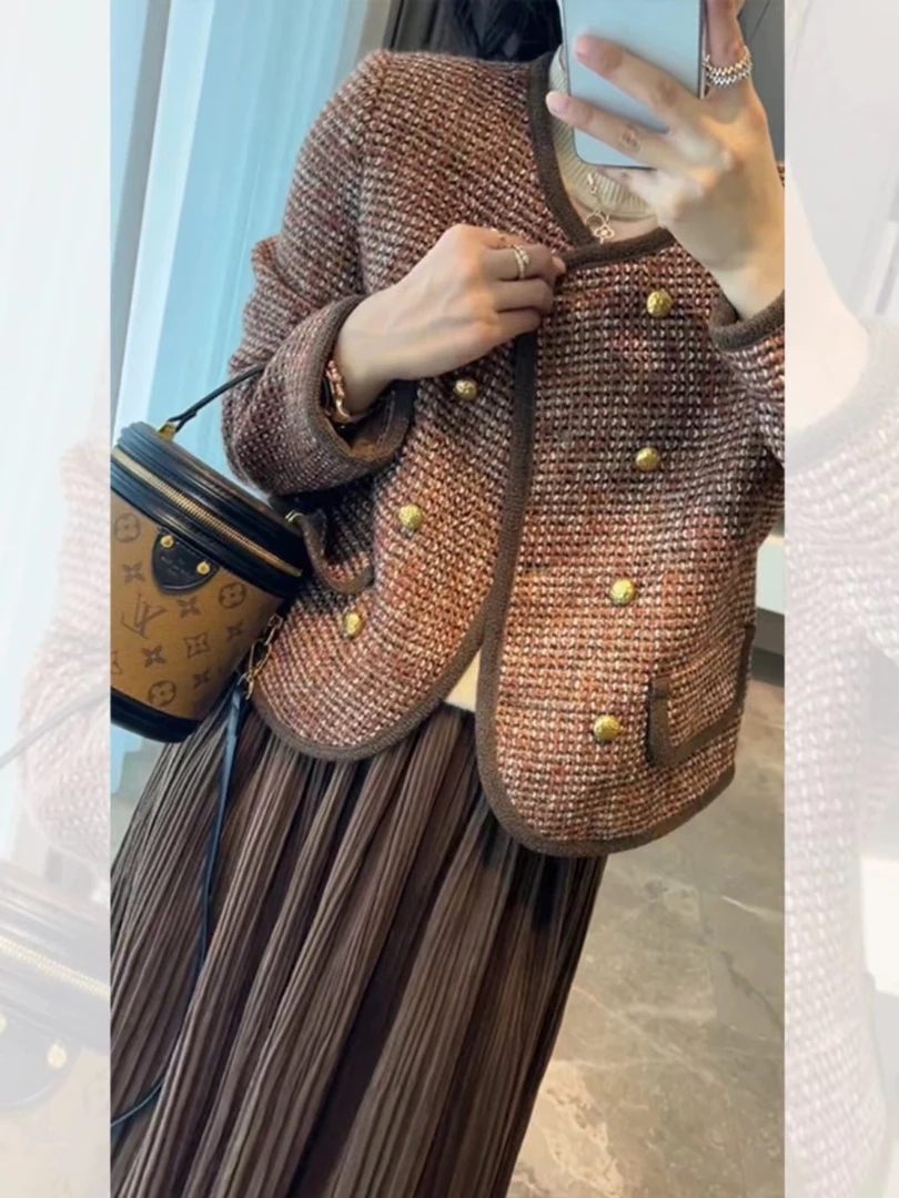 春款小香风外套【起球介意慎拍】