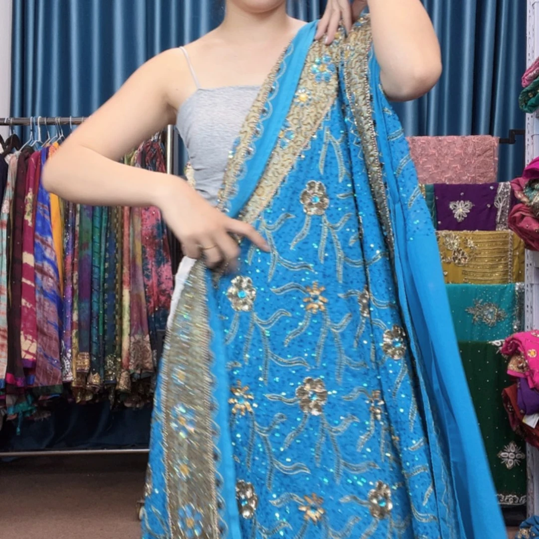 印度手工制作古拙纱丽