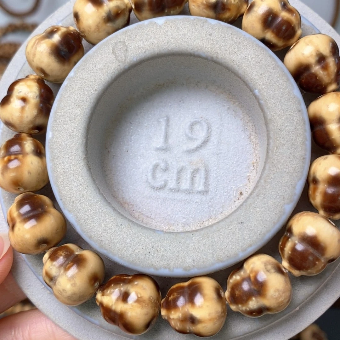 菩提手串/手链紫金鼠半实心花皮葫芦手串13