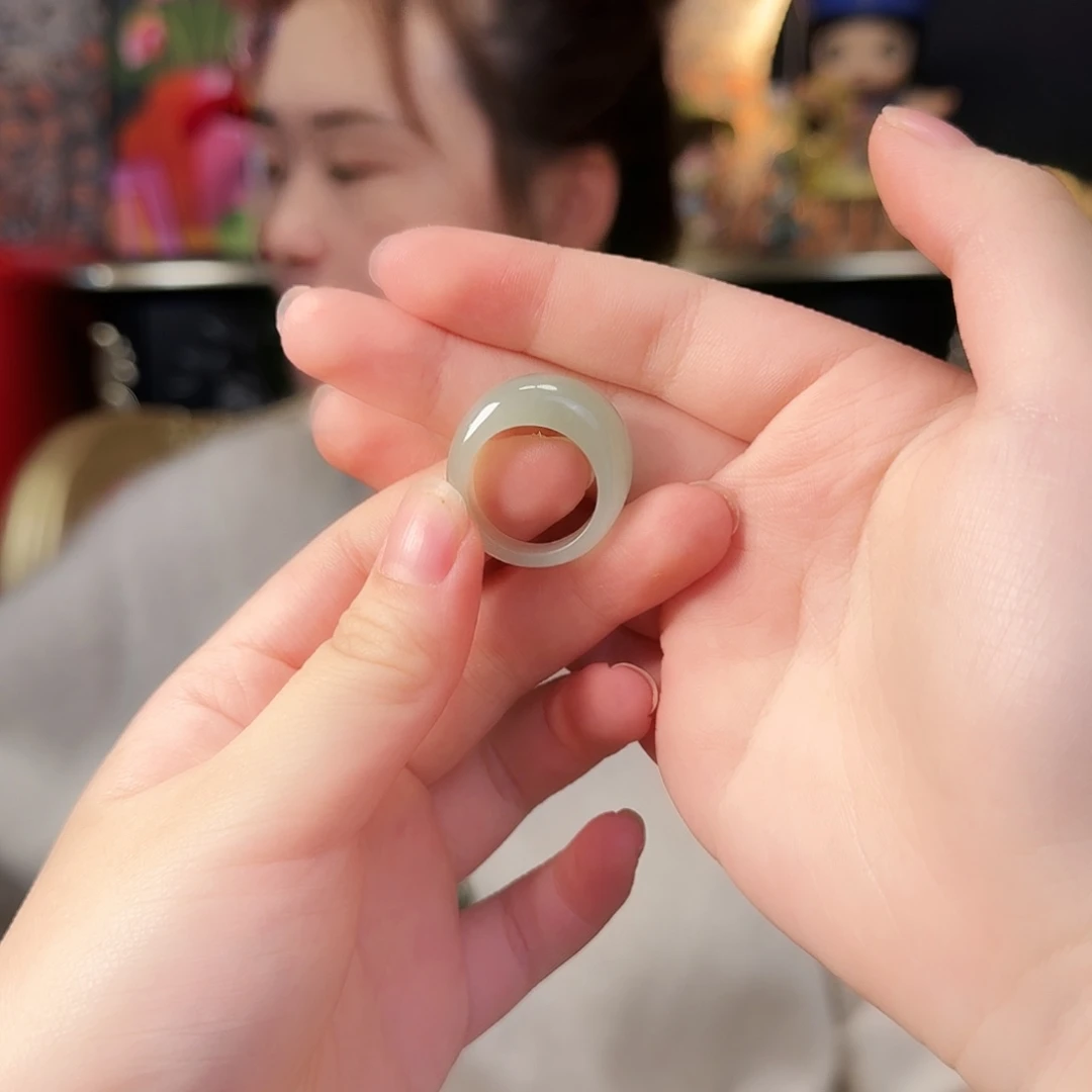 和田玉未镶嵌戒指18