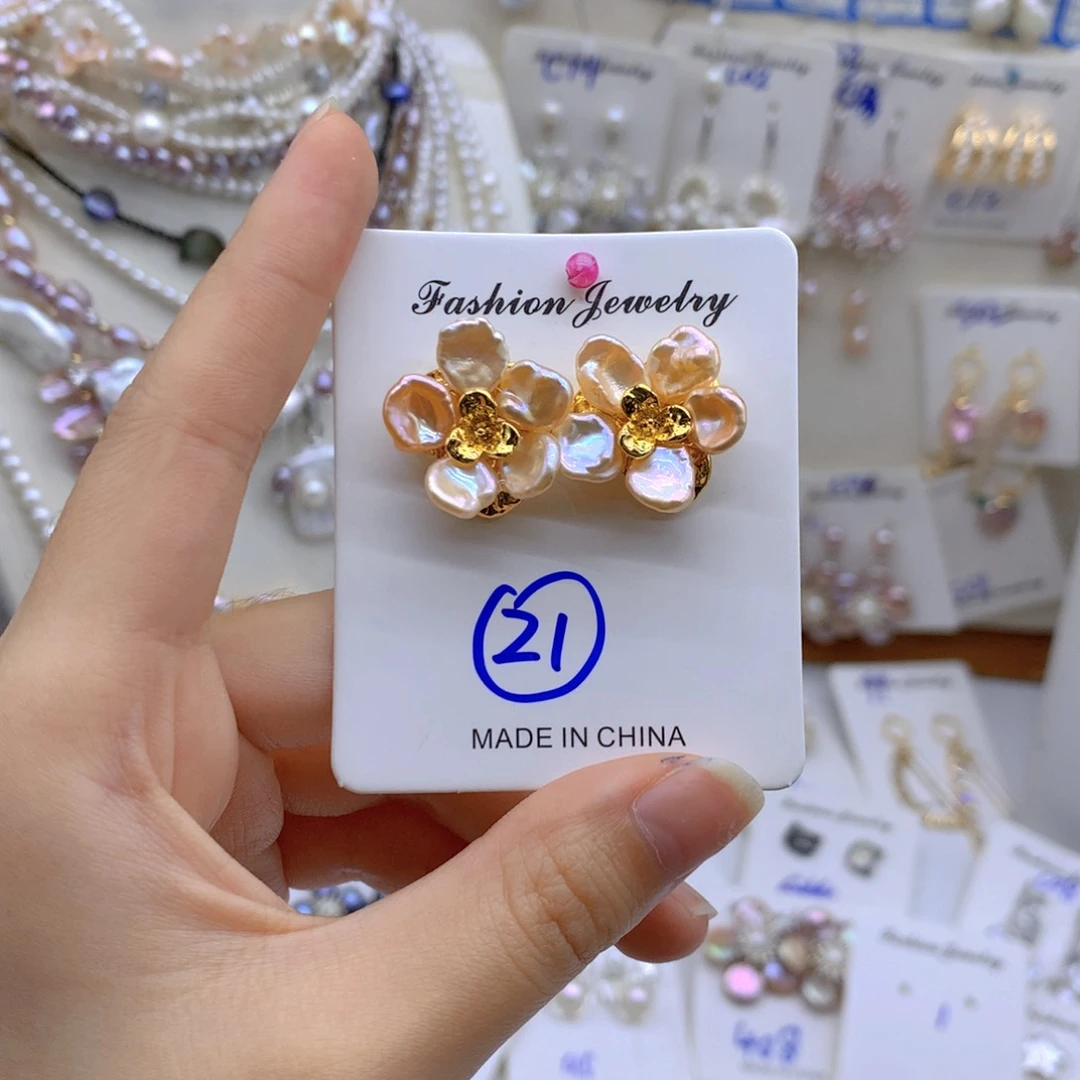 淡水珍珠颈饰银S925镶嵌