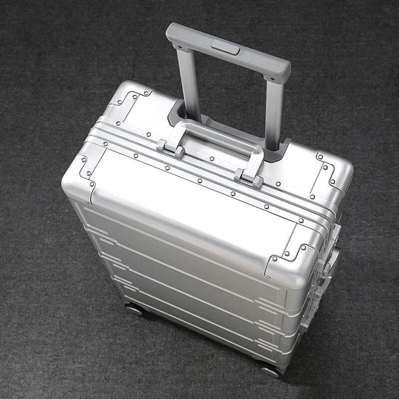 铝镁合金行李箱男女铝框拉杆箱旅行箱包小型密码商务登机箱皮箱子