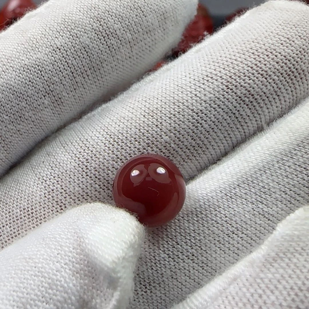 南红玛瑙珠子9.5未镶嵌