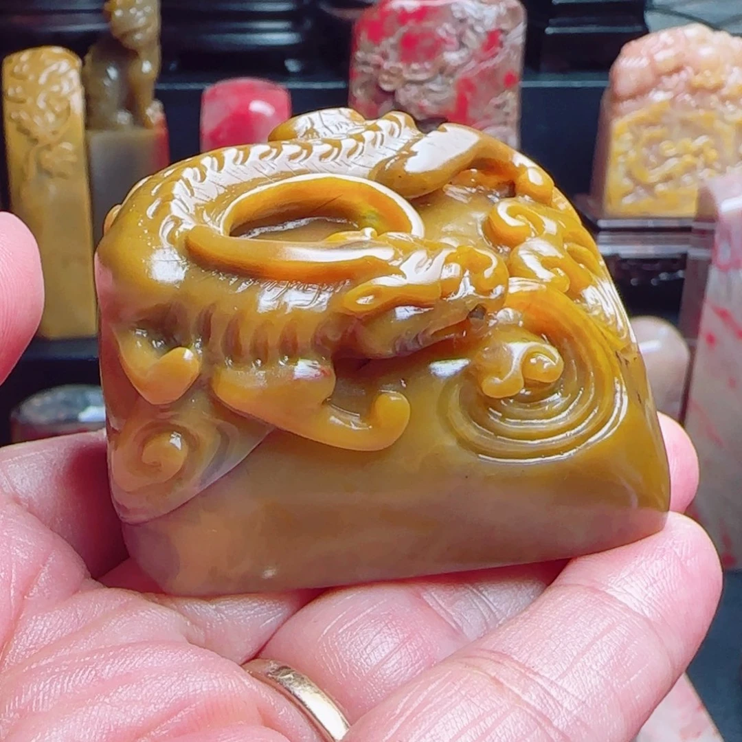 昌化石田黄石印章