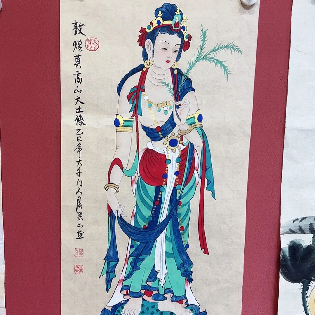 国画侯果山老师亲笔手绘国画作品慧