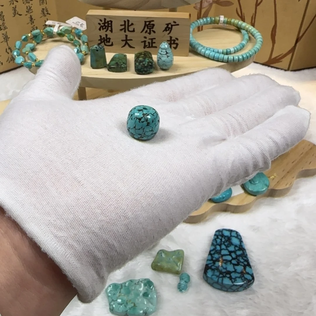 绿松石未镶嵌老型珠6