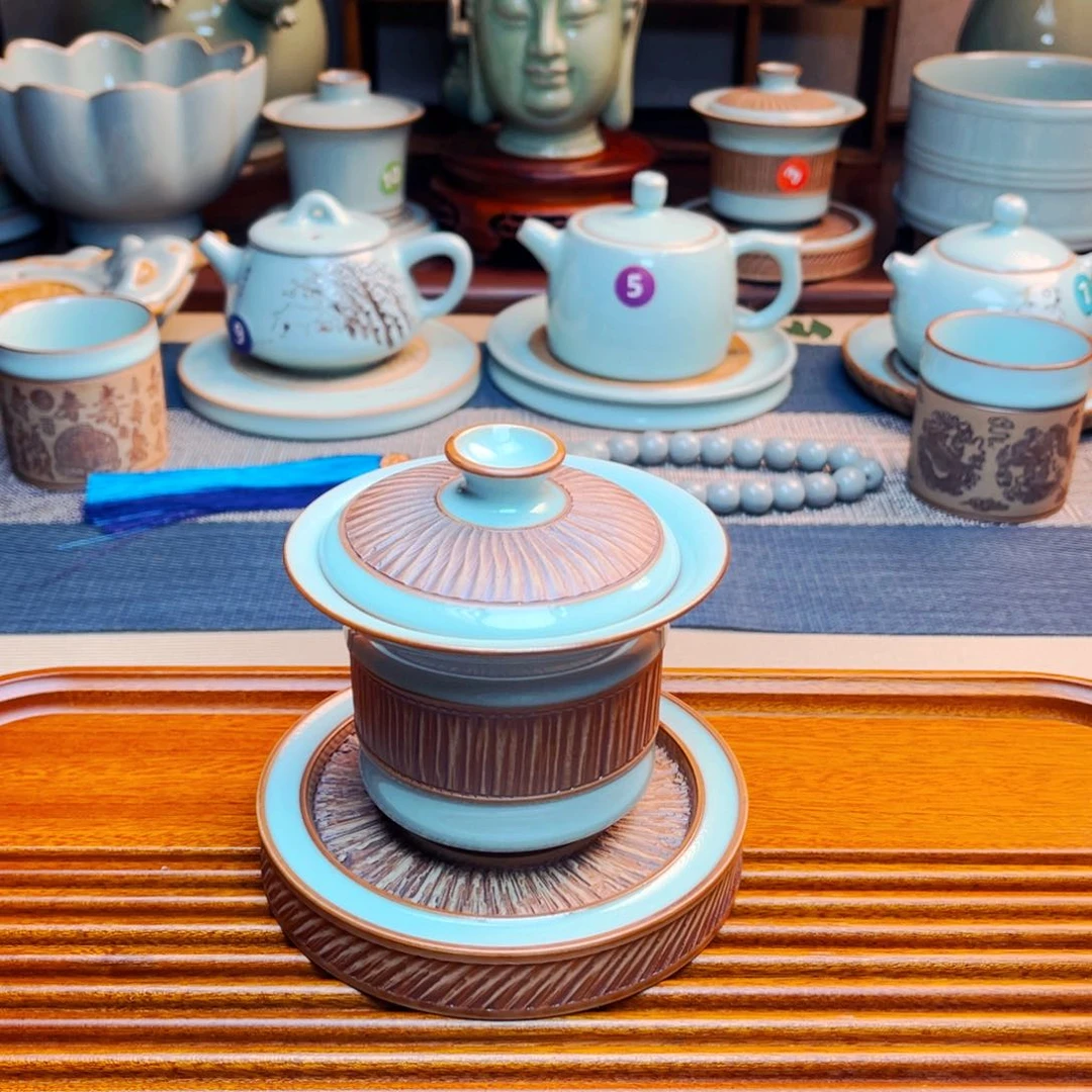 【闪购商品】汝州单壶，天青，大壶，