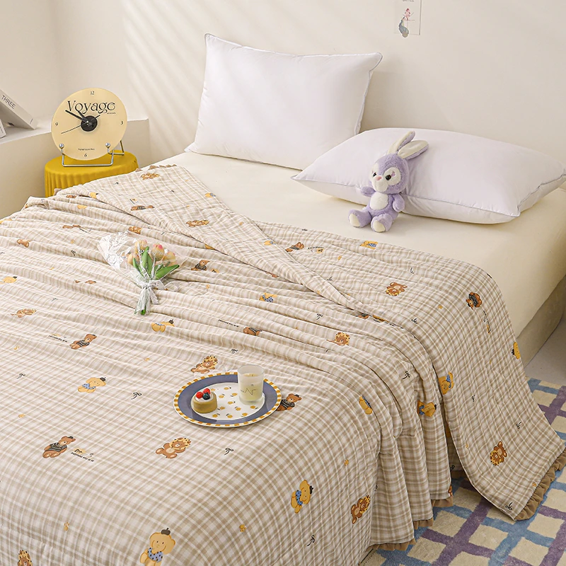 【晴美】小青柠凉感丝夏被-童年