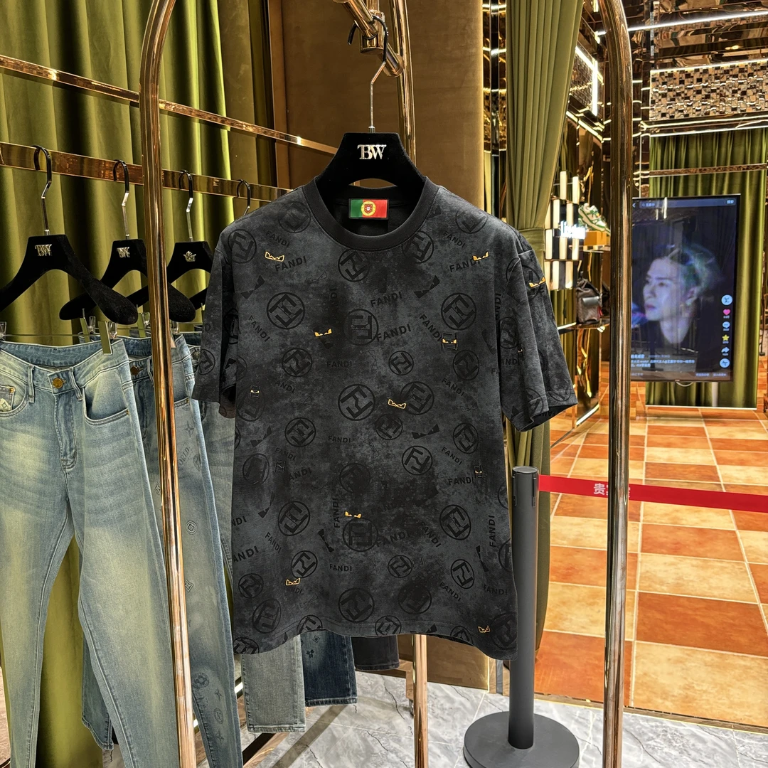 x【焱焱专属】2025夏季新品高级感时尚百搭重工刺绣短袖25049