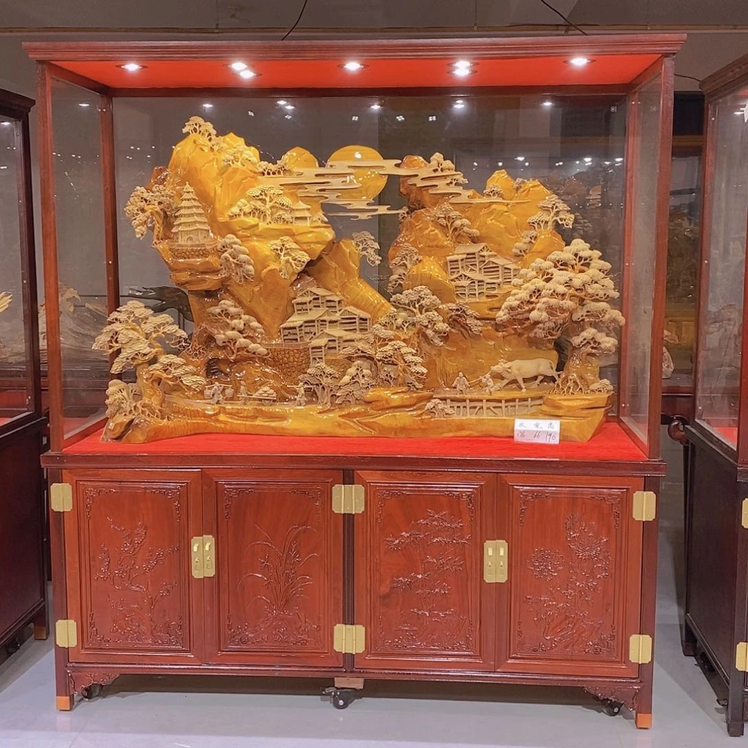 金丝楠闪**侠金丝楠小叶桢楠摆件