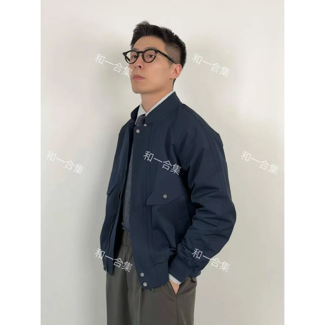 和一合集 春季新款美式复古立领A1飞行员空军工装夹克休闲男外套