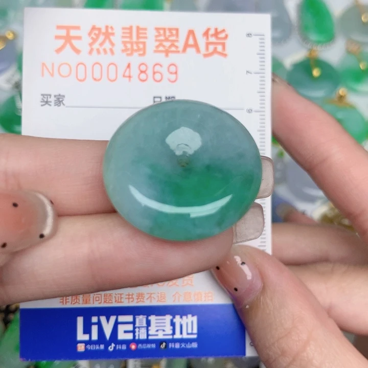 翡翠未镶嵌颈饰扣