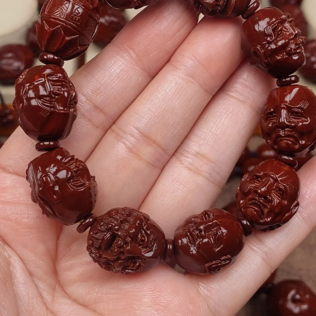 橄榄核吊坠单*十八罗汉