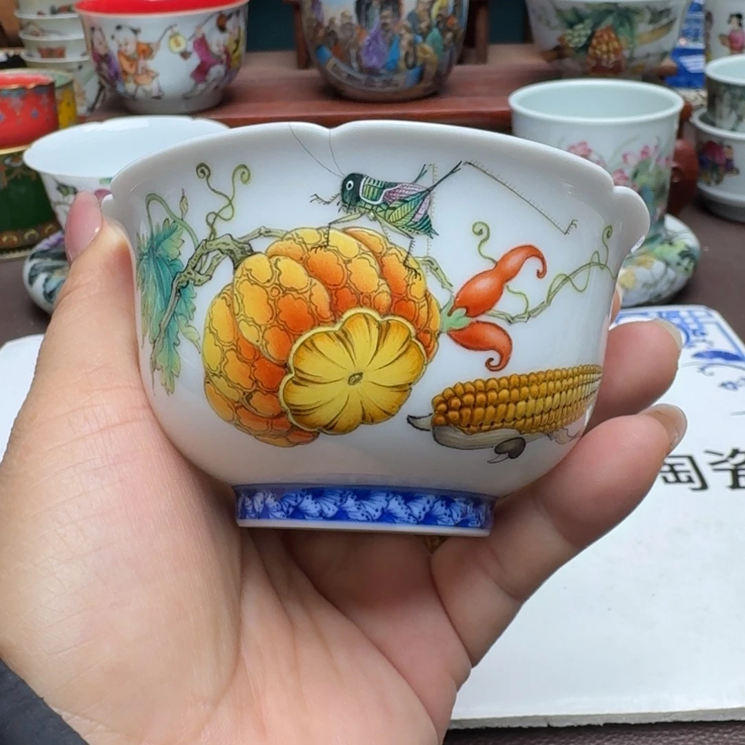 景德镇手工手绘展示