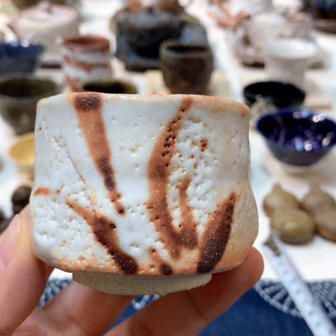 柴烧侘寂粗陶茶具