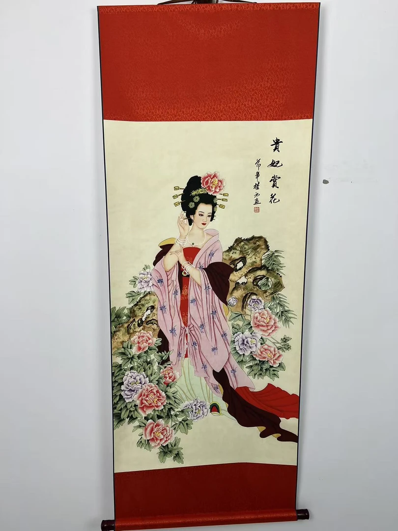 《贵妃赏花》适合客厅玄关书房