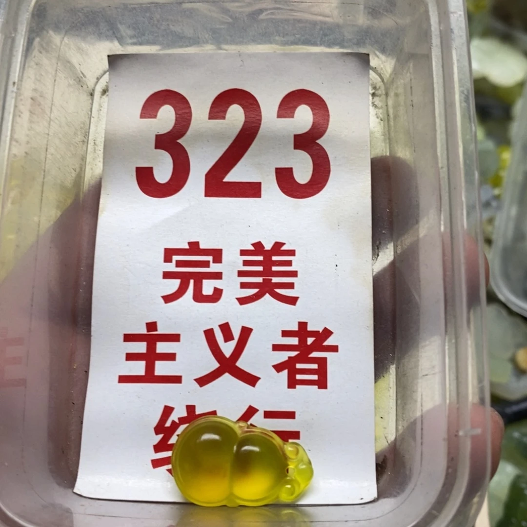 蛇纹石玉挂坠未镶嵌