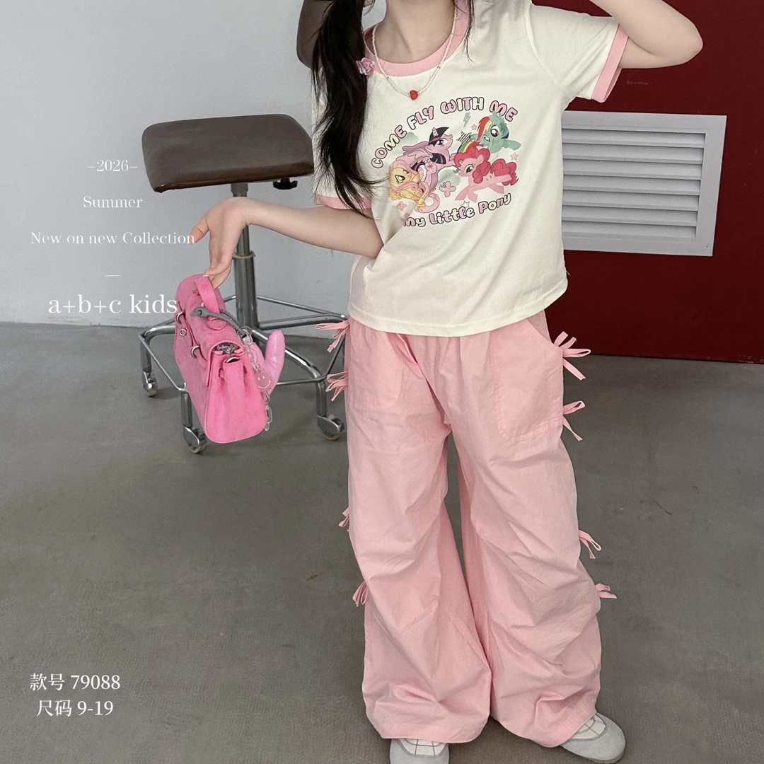 9088儿童小马宝莉休闲套装