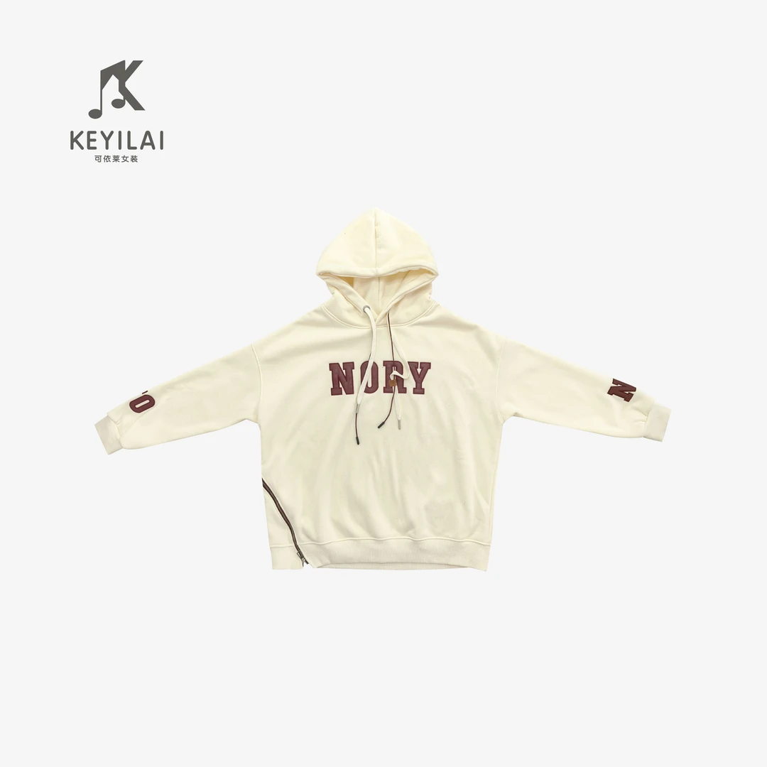 可依莱韩版潮牌字母连帽衫DD5Q2102