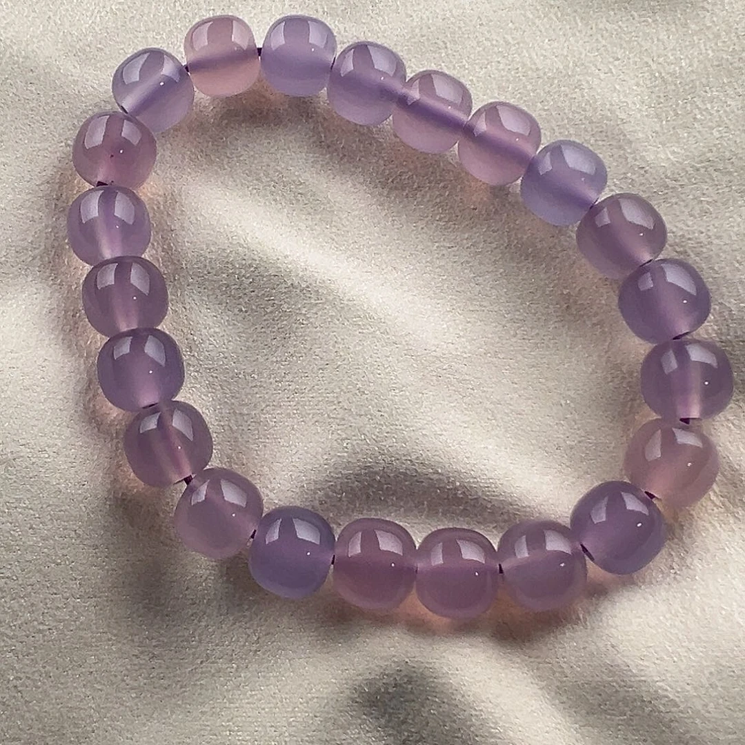 玛瑙/玉髓未镶嵌卡9老型冰紫冰紫老型卡9单圈