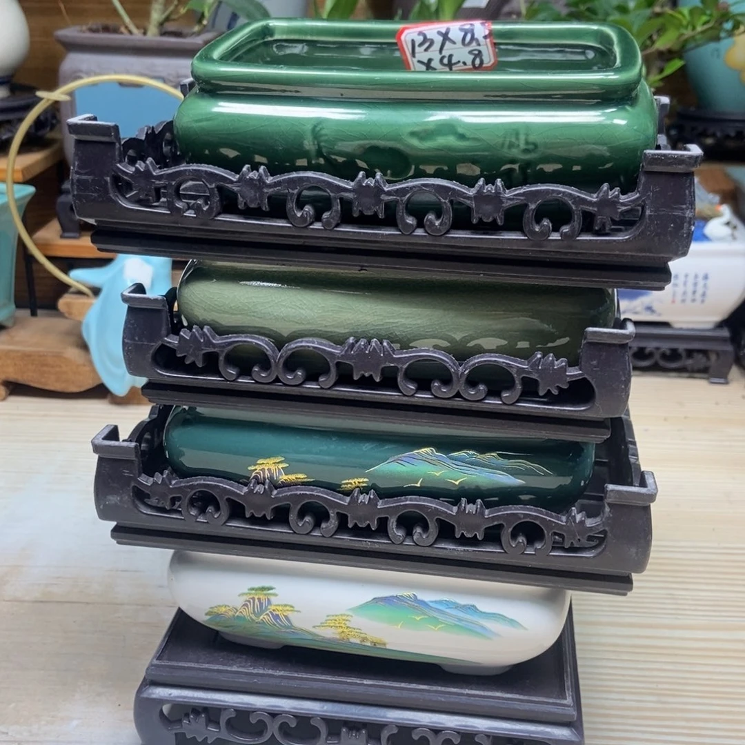 瓷片陶瓷花盆陶瓷艺术