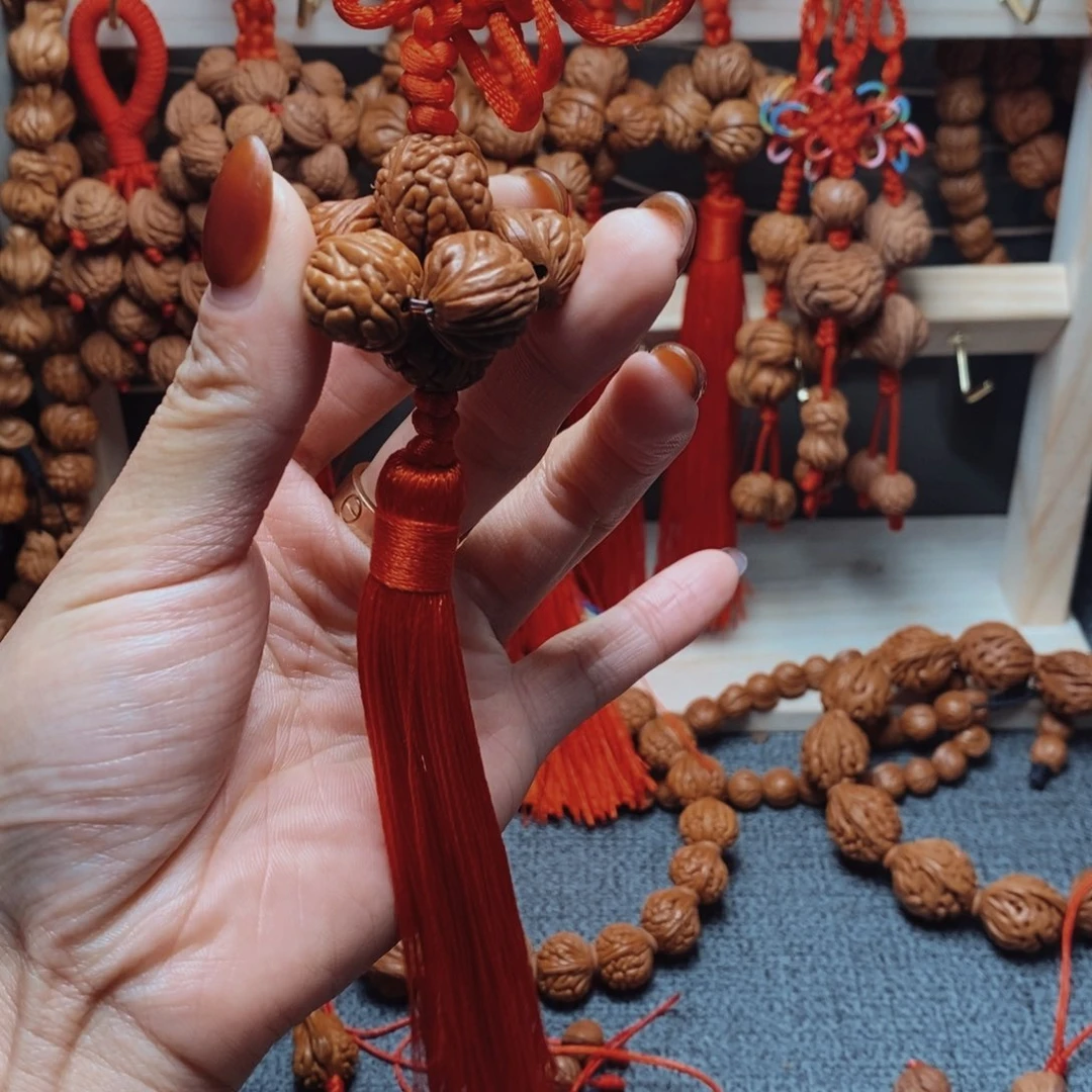 吊坠桃核龙纹桃枭