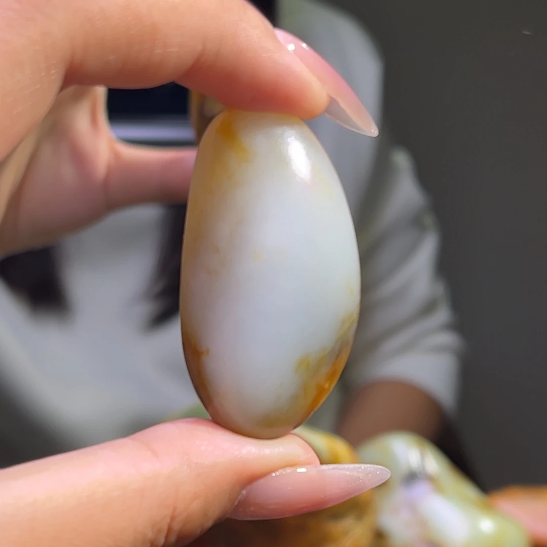 和田玉未镶嵌挂件37.2