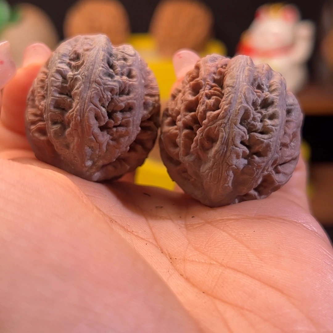 文玩核桃吊坠核桃24黑彩