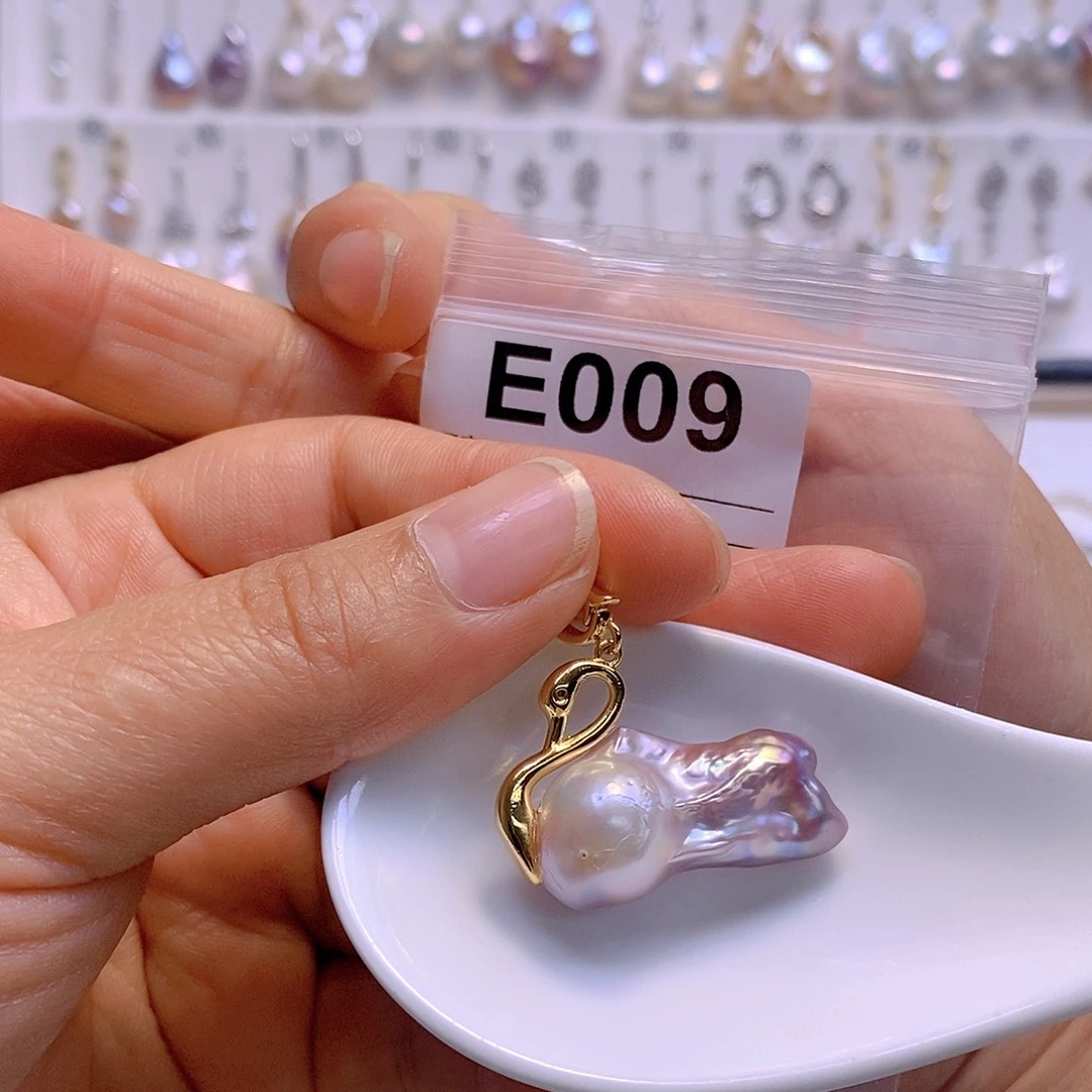 淡水珍珠颈饰银S925镶嵌