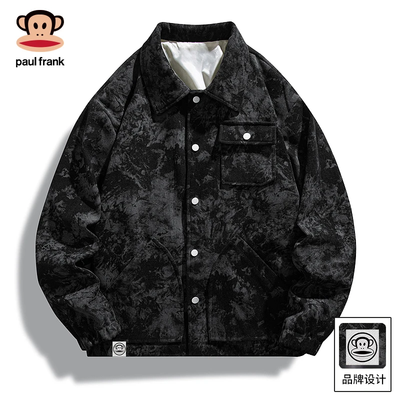 大嘴猴美式工装夹克外套男潮牌春秋季2025新款潮流百搭男装上衣服