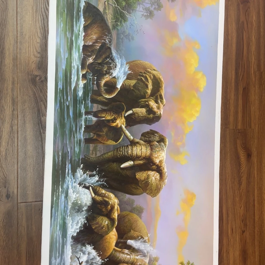 油画加油加油努力加油加油