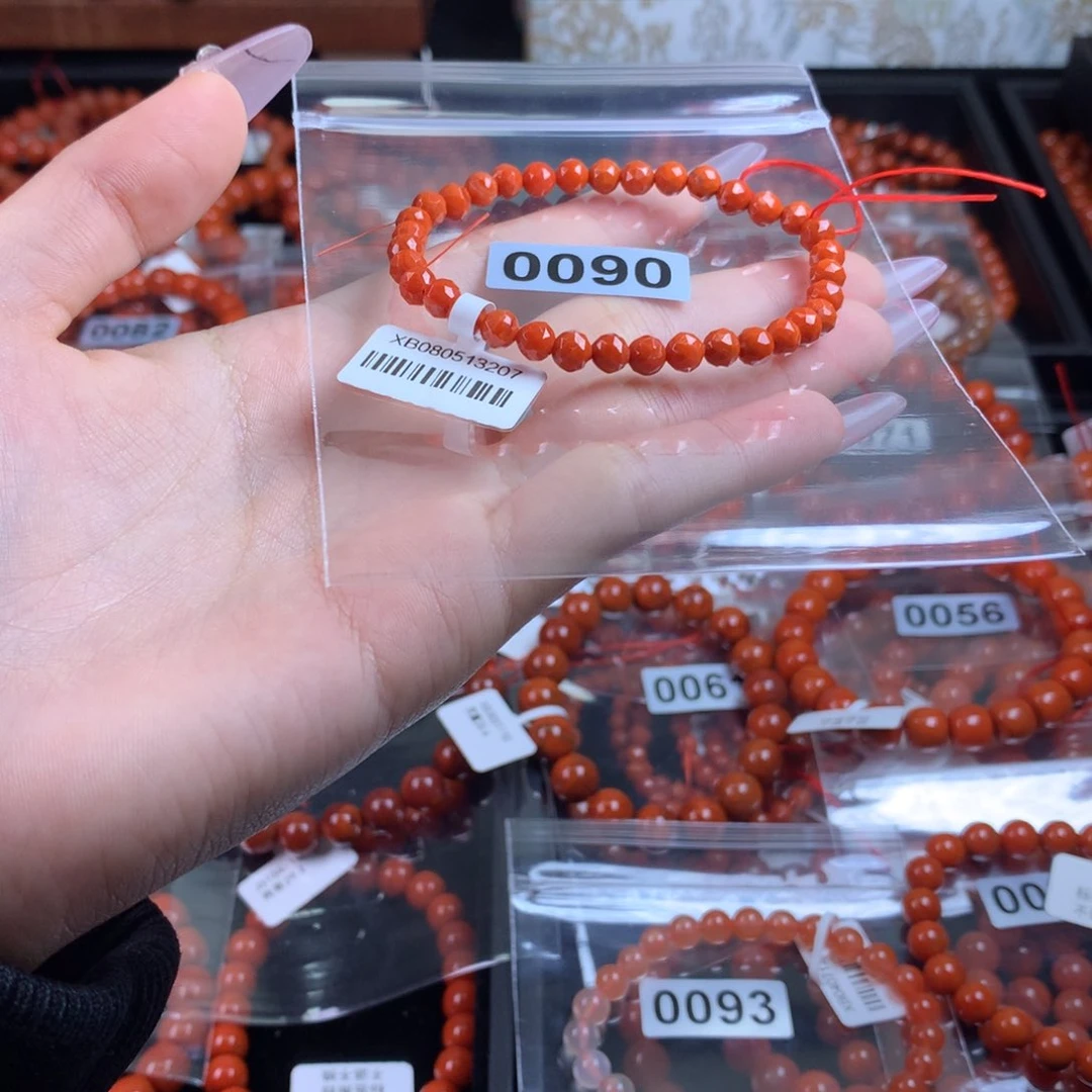 南红玛瑙手链未镶嵌0090