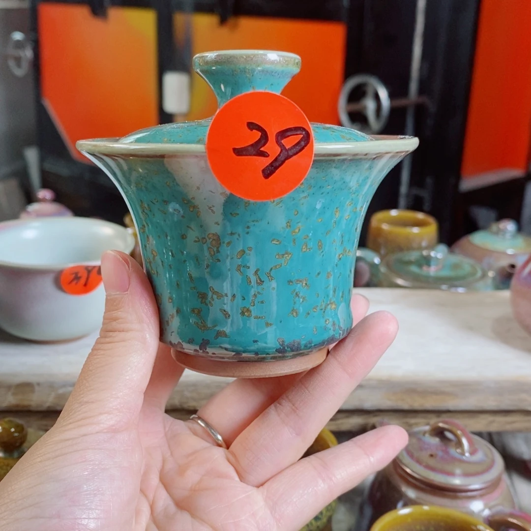 神后钧瓷手工，茶器