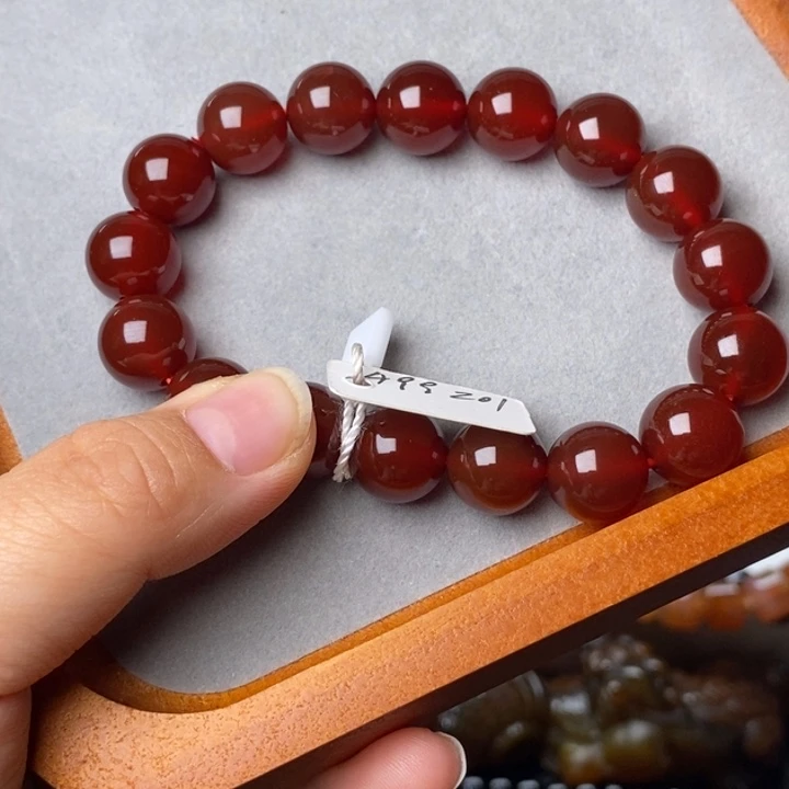 光***照玛瑙/玉髓未镶嵌手链