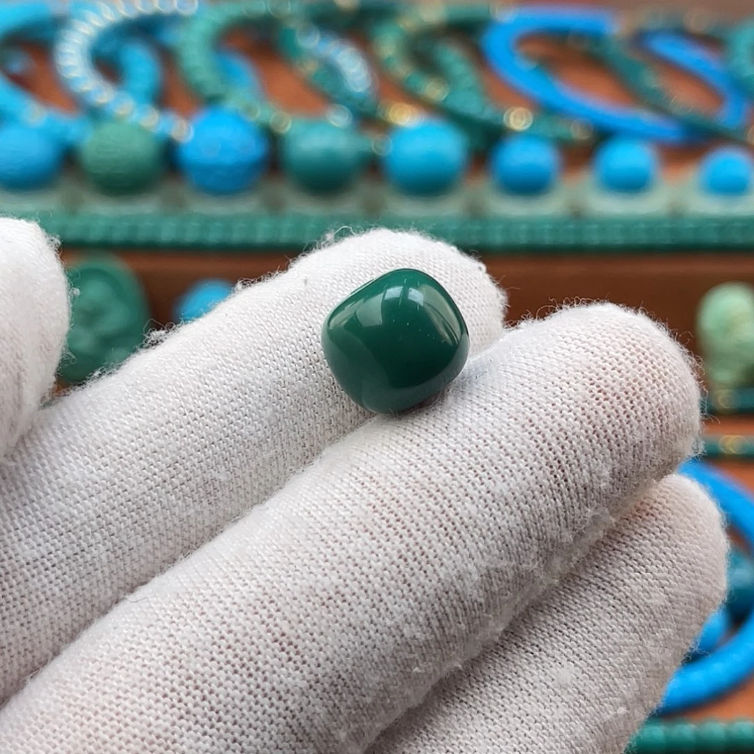 绿松石18K金镶嵌珠宝奇石