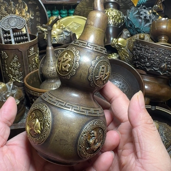 铜器摆件收收藏藏